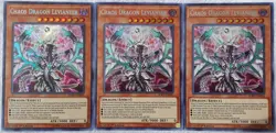Yugioh 3x Chaos Dragon Levianeer SOFU-EN025 Secret Rare 1st Edition NM Playset - Image 1