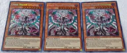 Yugioh 3x Chaos Dragon Levianeer SOFU-EN025 Secret Rare 1st Edition NM Playset - Image 3