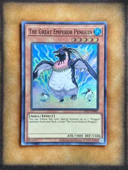 Yugioh The Great Emperor Penguin OP17-EN005 Super Rare NM - Image 1