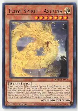 Yugioh - Tenyi Spirit - Ashuna CRBR-EN055 1st Edition - Crossover Breakers - Image 1