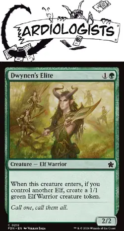 Dwynen's Elite 0218 | Magic the Gathering MTG | Foundations | Common | NM - Image 1