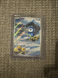Piplup 098/094 Phantasmal Flames IR PRISTINE condition Pack Fresh Pokemon Card - Image 2