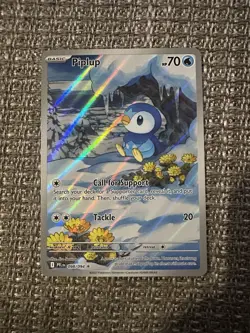Piplup 098/094 Phantasmal Flames IR PRISTINE condition Pack Fresh Pokemon Card - Image 4