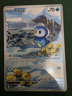 Pokemon TCG Mega Evolution Phantasmal Flames Piplup 098/094 Pack Fresh - Image 1