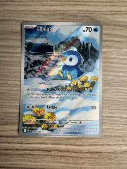 Piplup 098/094 - Pokemon Phantasmal Flames - Pack Fresh - Image 1