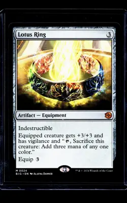 2024 MTG Magic the Gathering BIG Thunder Junction The Big Score #24 Lotus Ring - Image 1
