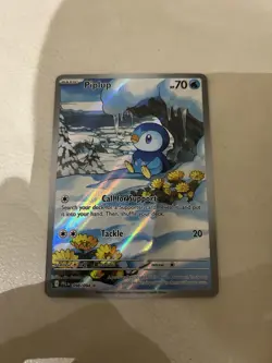 Pokemon TCG Piplup 098/094 Full Art Phantasmal Flames Near Mint Pack Fresh Mint - Image 1