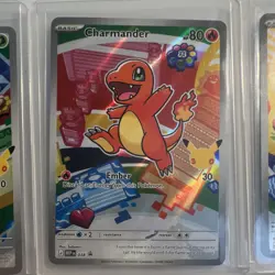 Pokemon First Partners IR Bulbasaur Charmander Squirtle Lot 3 connect Art Card - Image 4