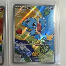Pokemon First Partners IR Bulbasaur Charmander Squirtle Lot 3 connect Art Card - Image 5