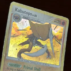 Kabutops 6/100 Holo Rare Majestic Dawn Pokemon Card DMG - Image 3