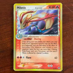 Milotic 5/101 Holo Rare EX Dragon Frontiers Pokemon Card DMG - Image 1