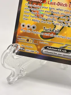 Meowth EX Full Art Holo Pokemon Card 107/088 EX HP170 English 2026 - Image 2