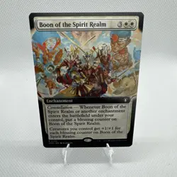 Boon of the Spirit Realm (Extended Art) R Commander Masters 753 MTG Magic Card - Image 1