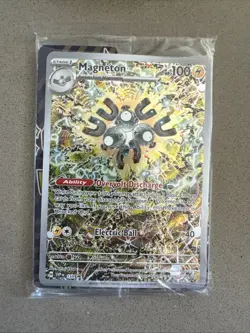 Pokemon TCG Magneton SVP 159 Surging Sparks Promo Card NM Condition, Sealed - Image 1