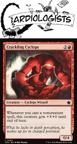 Crackling Cyclops 0083 | Magic the Gathering MTG | Foundations | Common | NM - Image 1