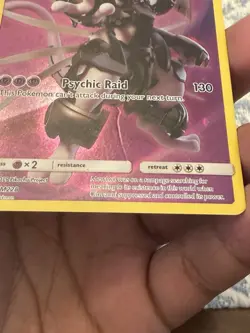 Pokemon Armored Mewtwo SM228 Black Star Promo Holo 120 HP Psychic Raid Card - Image 3