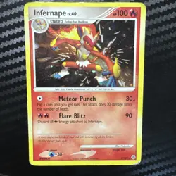 Infernape Holo Rare Diamond and Pearl Pokemon Card 5/130 HP - Image 1