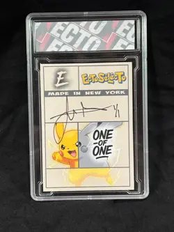 Chrom Shimmer Pikachu 1/1 Custom Fan Card - Ecto Selecto - Slabbed - Image 2
