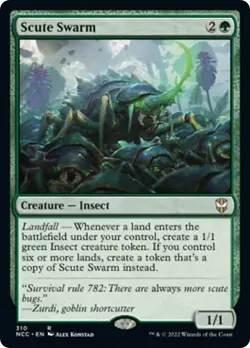 Scute Swarm - 310 / English / Near Mint MTG - Image 1