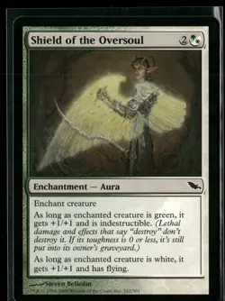 Shield of the Oversoul 242 Common Shadowmoor Magic: The Gathering Near Mint - Image 1