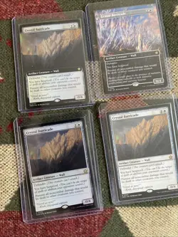 Crystal Barricade Foundations 4x Lot W/2 Foils - Image 1