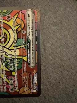 Meowth EX 121/088 Full Art Rare Holo 170 HP Basic Pokemon TCG Card - Image 5