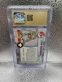 *POP 7* CGC Pristine 10 1999 Pokemon Topps Geodude Series 1 1st Print - Image 2