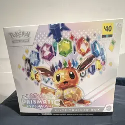 Pokemon TCG Prismatic Evolutions Elite Trainer Box Dollar General Exclusive - Image 1