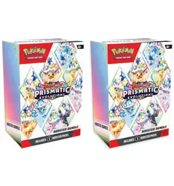 Pokemon Prismatic Evolutions Booster Bundle Lot Of 2 Sealed - Image 1