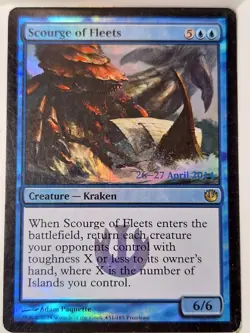 Scourge of Fleets - FOIL - Prerelease Promo - Magic the Gathering MTG Nice! - Image 1
