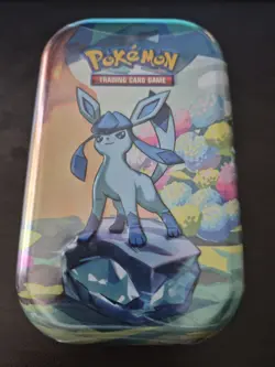 Pokemon TCG Prismatic Evolutions Mini Tin Glaceon Scarlet & Violet Sealed New - Image 1