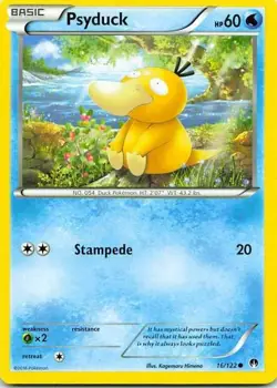 Psyduck 16/122 BREAKpoint Common NM Pokemon TCG - Image 1
