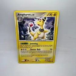 Ampharos (DP Secret Wonders) 1/132 Rare Deck Exclusives Pokemon Damaged - Image 1