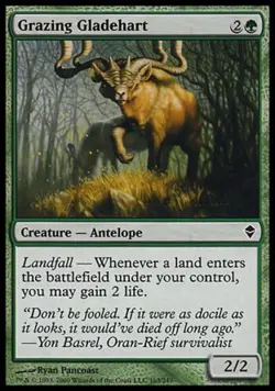Grazing Gladehart - Light Play MTG Zendikar - Image 1