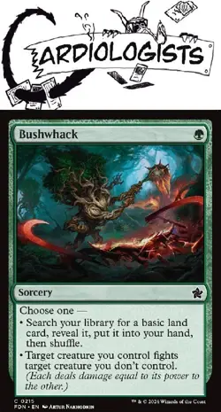 Bushwhack 0215 | Magic the Gathering MTG | Foundations | Common Sorcery | NM - Image 1