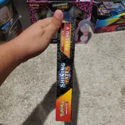 Pokemon TCG Pikachu V Promo Box Collection Shining Fates New Sealed 4 Packs - Image 4