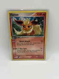 Pokemon TCG: Pop Series 3 Flareon 2/17 LP+ Holo Bleed - Image 1