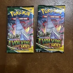 LOT OF 4 Pokemon Evolving Skies Booster Packs Factory Sealed NEW No Reserve 2021 - Image 4