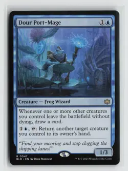 Dour Port-Mage 0047 Bloomburrow BLB MTG Magic - Image 1