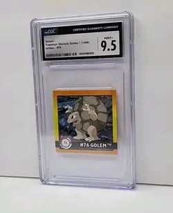 Golem #76 1999 Pokemon Artbox Sticker Graded CGC Mint 9.5 - Image 1