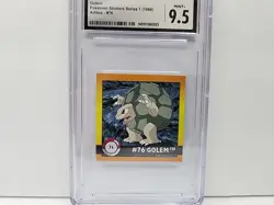 Golem #76 1999 Pokemon Artbox Sticker Graded CGC Mint 9.5 - Image 4