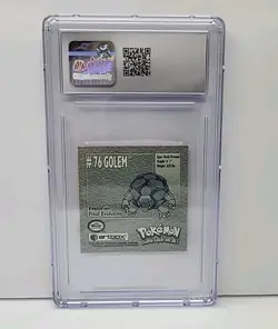 Golem #76 1999 Pokemon Artbox Sticker Graded CGC Mint 9.5 - Image 5