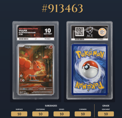 Pokemon TCG - Vulpix- Mega Evolution 138/132 IR - Ace 10 Perfect Subs - Image 1