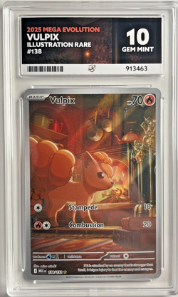Pokemon TCG - Vulpix- Mega Evolution 138/132 IR - Ace 10 Perfect Subs - Image 2