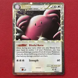 Pokemon Blissey Prime 106/123 Holo HeartGold SoulSilver - Image 1