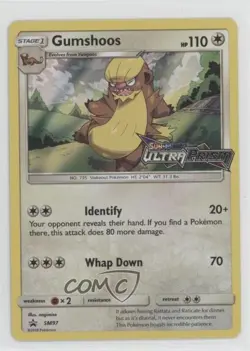 Gumshoos (Ultra Prism Stamp) Pokemon Sun & Moon Black Star Promo #SM97 - Image 1