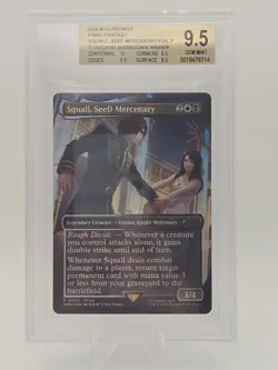 Squall, SeeD Mercenary Standard Showdown Promo FOIL Final Fantasy MTG BGS 9.5 - Image 1