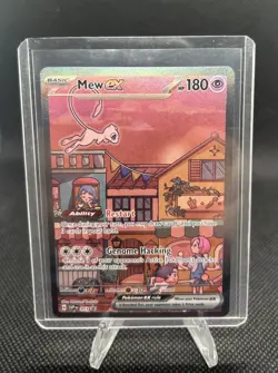 Pokemon S&V 151 — Mew EX Full Art Black Star Promo SVP053 - Image 1