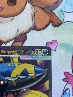 Pokemon TCG Phantasmal Flame Mega Sharpedo Ex 113/094 Ultra Rare Near Mint NM - Image 4