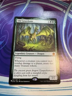 MTG Old Gnawbone 197/281 Adventures in the Forgotten Realms Near Mint - Image 1